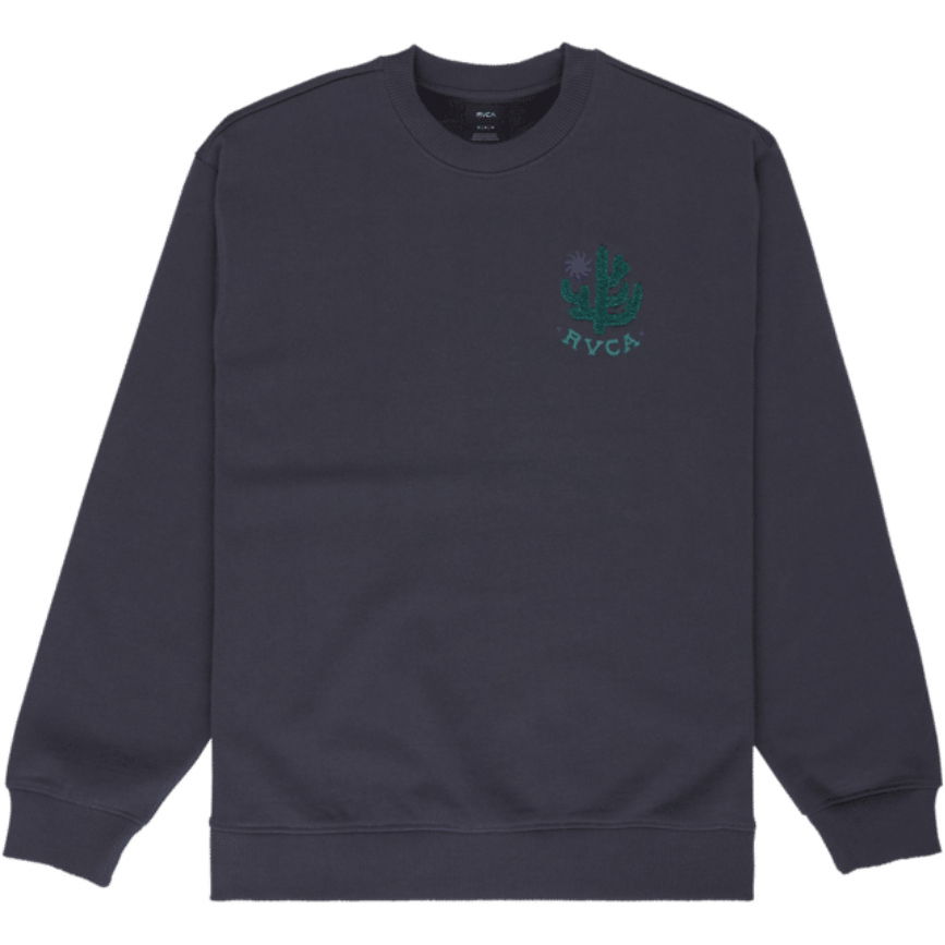 2026 RVCA Mens Sanctum Crew EVYSF00173 - Garage Blue
